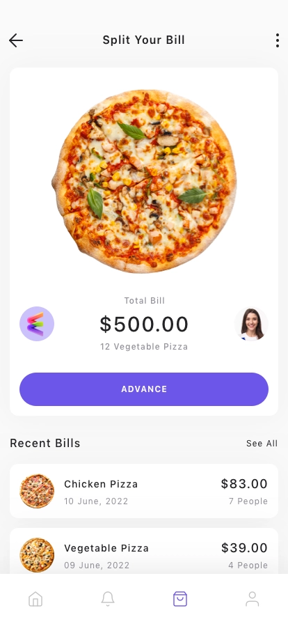 Split Bill Mobile App UI Kit - Screenshot 3