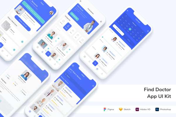 Find Doctor App UI Kit