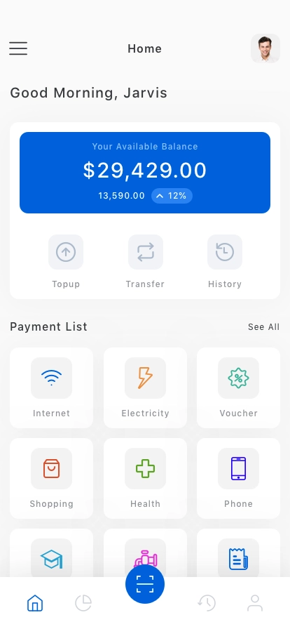 Finance Mobile App UI Kit - Screenshot 1