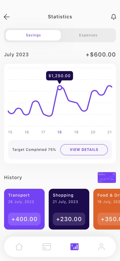 Personal Banking Mobile App UI Kit - Screenshot 5