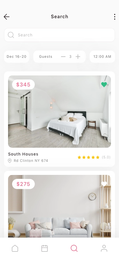 Accommodation Booking Mobile App UI Kit - Screenshot 3