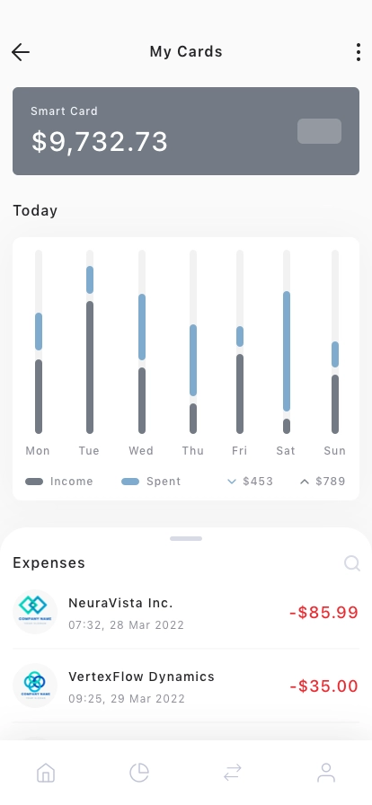 Personal Fintech Mobile App UI Kit - Screenshot 3