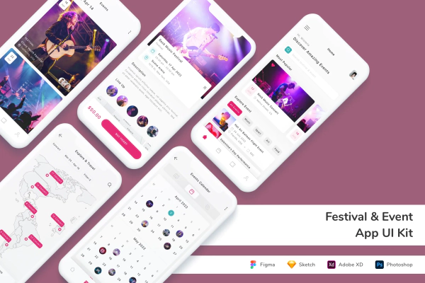 Festival & Event App UI Kit