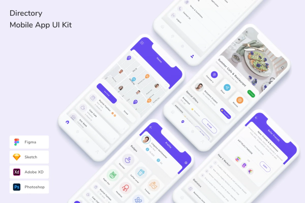 Directory Mobile App UI Kit