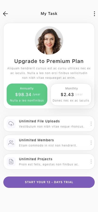 AI Project Management Mobile App UI Kit - Screenshot 5