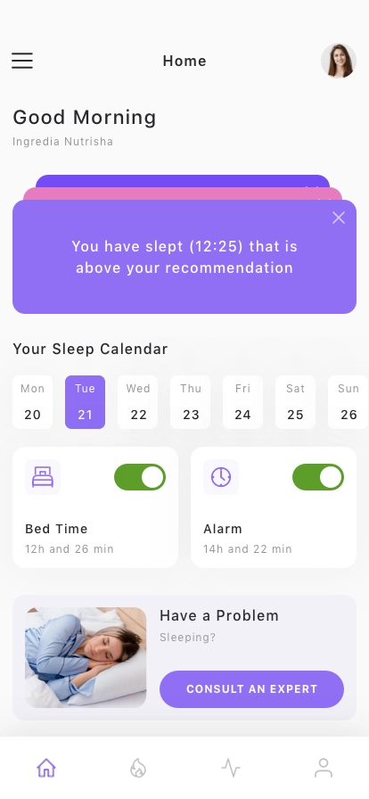 Health Fitness App UI Kit - Screenshot 1