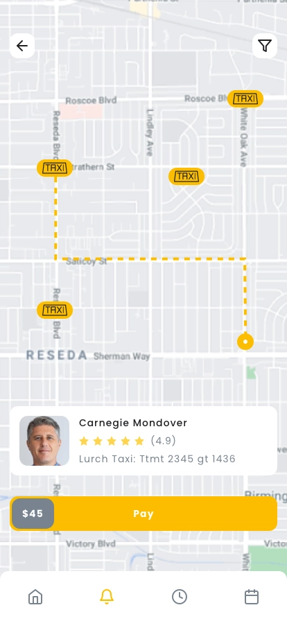 Taxi App UI Kit - Screenshot 3