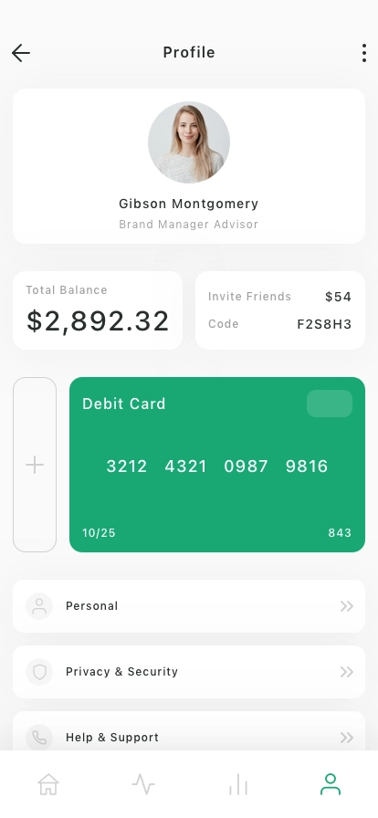 Saving & Finance Mobile App UI Kit - Screenshot 3