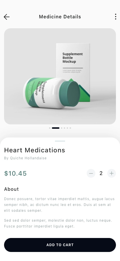 Medical Delivery Mobile App UI Kit - Screenshot 2