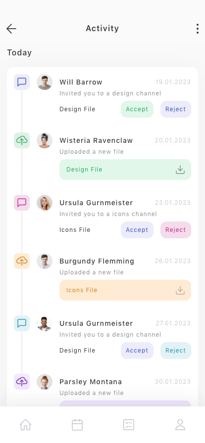 Task Planner Mobile App UI Kit - Screenshot 3