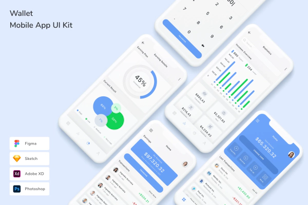 Wallet Mobile App UI Kit