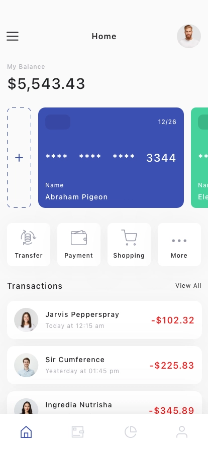 Digital Banking Mobile App UI Kit - Screenshot 1