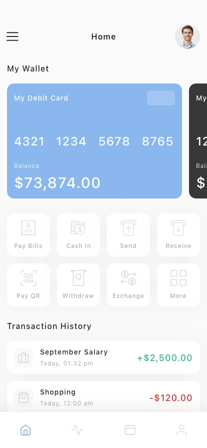 Banking Mobile App UI Kit - Screenshot 1
