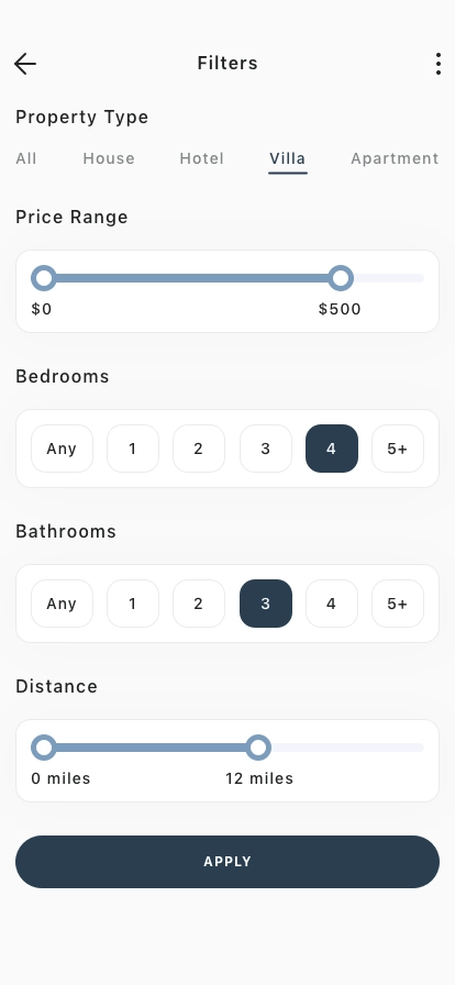 Real Estate Mobile App UI Kit - Screenshot 3