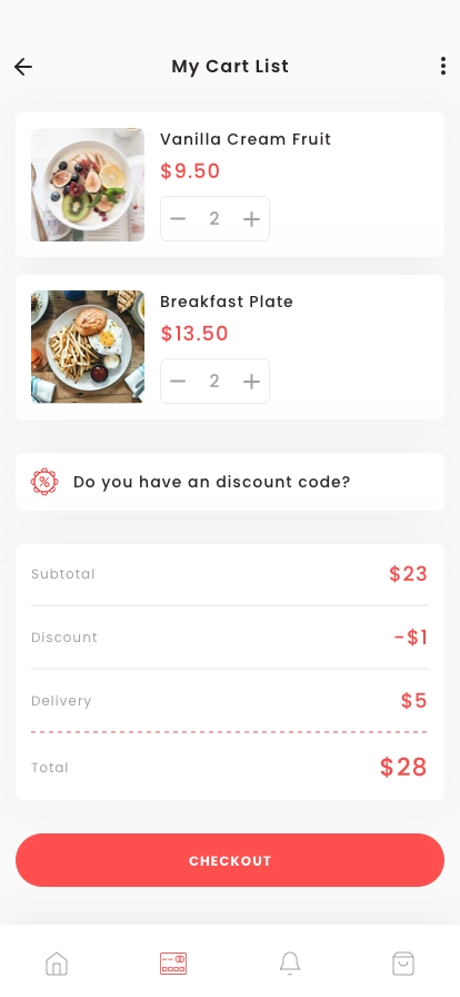 Food Ordering App UI Kit - Screenshot 4