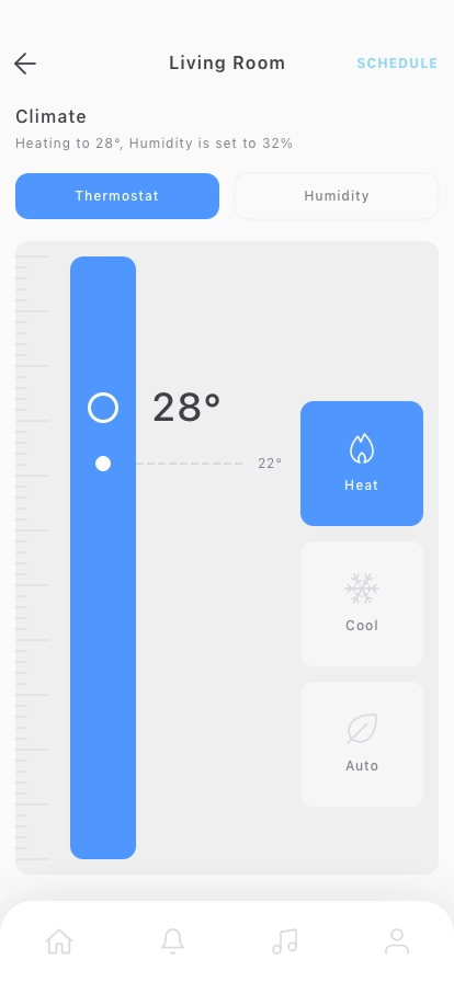 Home Automation Mobile App UI Kit - Screenshot 2