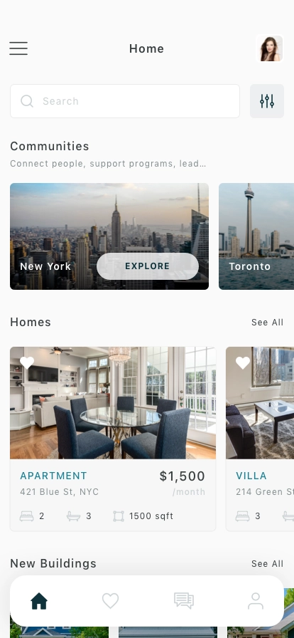 Home Leasing Mobile App UI Kit - Screenshot 3