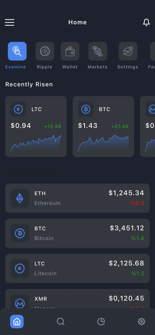 Crypto Currency Mobile App UI Kit - Screenshot 1