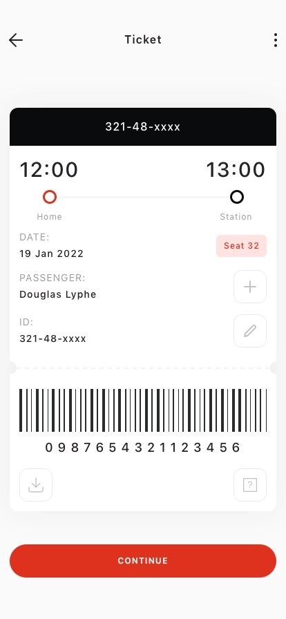 Public Transport Mobile App UI Kit - Screenshot 4
