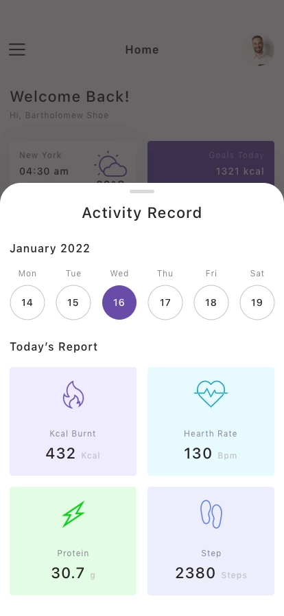 Yoga & Fitness Mobile App UI Kit - Screenshot 4