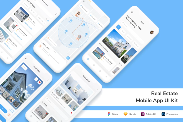 Real Estate Mobile App UI Kit