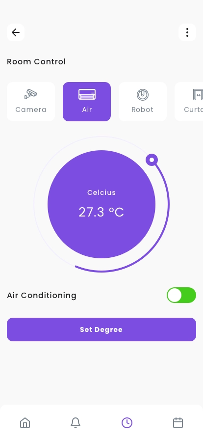 Smart Home AC App UI Kit - Screenshot 4