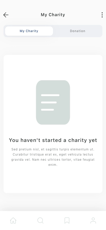 Charity Mobile App UI Kit - Screenshot 4