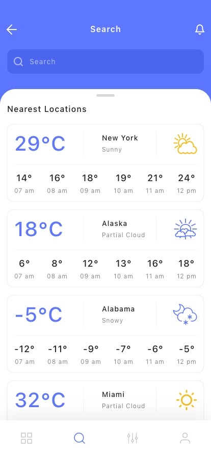 Weather & Forecast App UI Kit - Screenshot 3