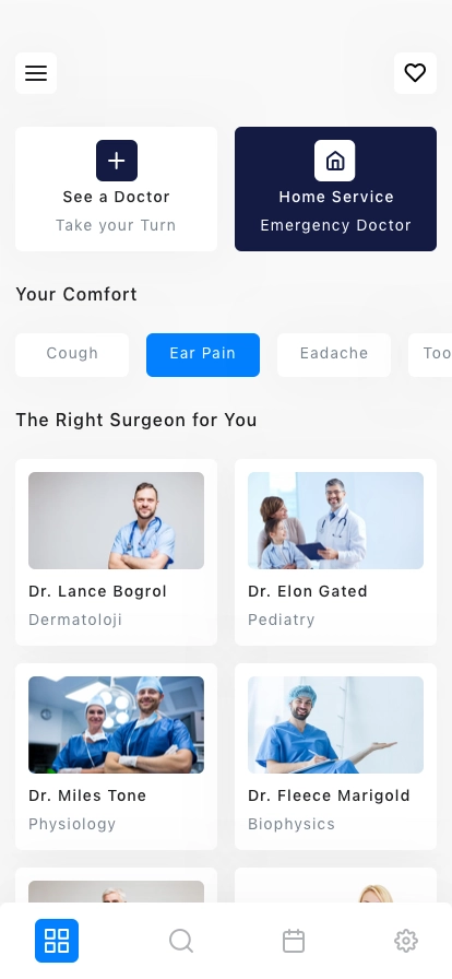 Clinic & Medical Mobile App UI Kit - Screenshot 3