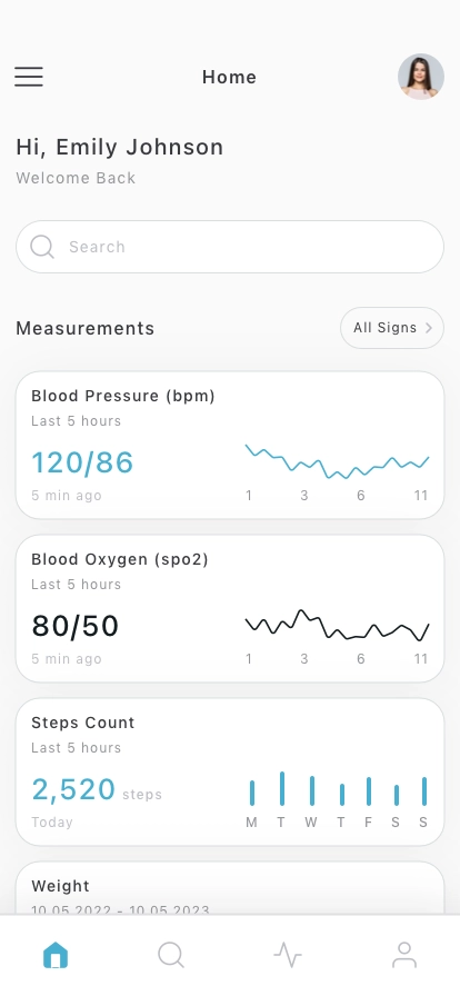 Patient Monitoring Mobile App UI Kit - Screenshot 5