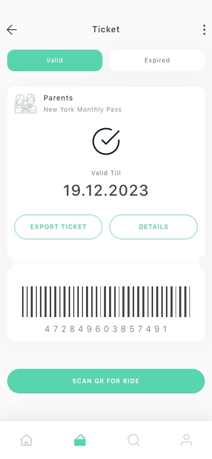 Ticket Mobile App UI Kit - Screenshot 5