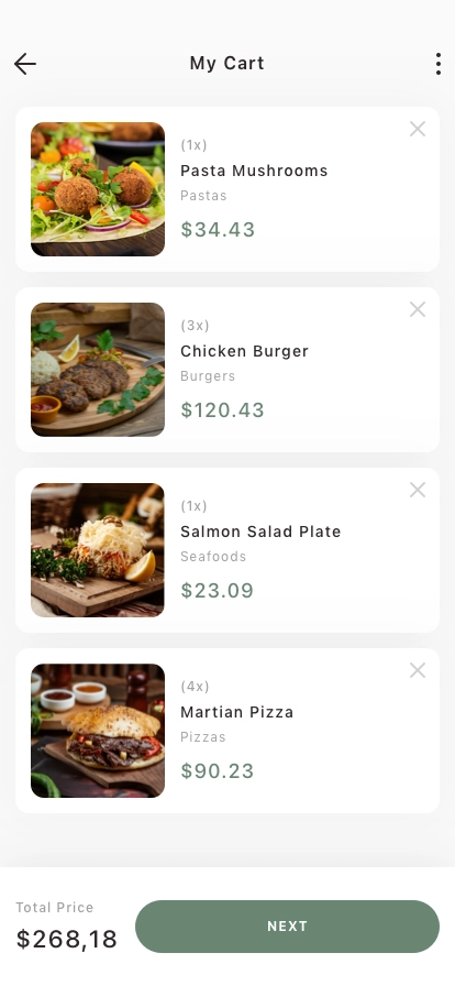 Food Delivery Mobile App UI Kit - Screenshot 2