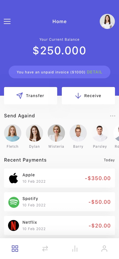 Personal Finance App UI Kit - Screenshot 1