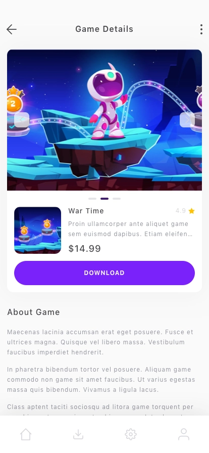 Game Store Mobile App UI Kit for Figma, Sketch & XD | UIworkshop