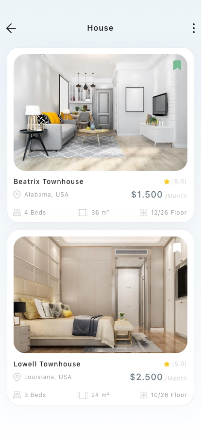 Real Estate Mobile App UI Kit - Screenshot 3