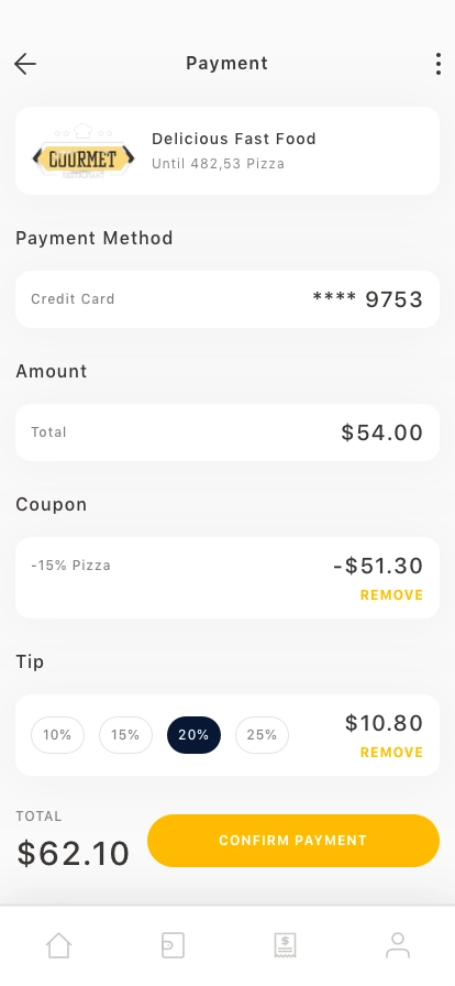 Split Bill Mobile App UI Kit - Screenshot 5