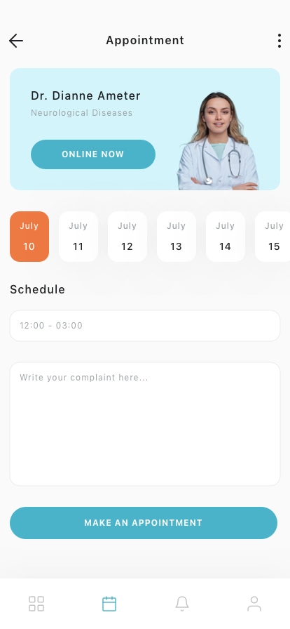 Medical Consultation Mobile App UI Kit - Screenshot 4