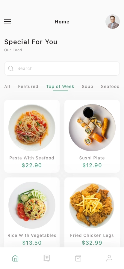 Food Delivery Mobile App UI Kit - Screenshot 3