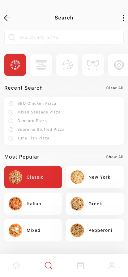 Pizza Delivery Mobile App UI Kit - Screenshot 2