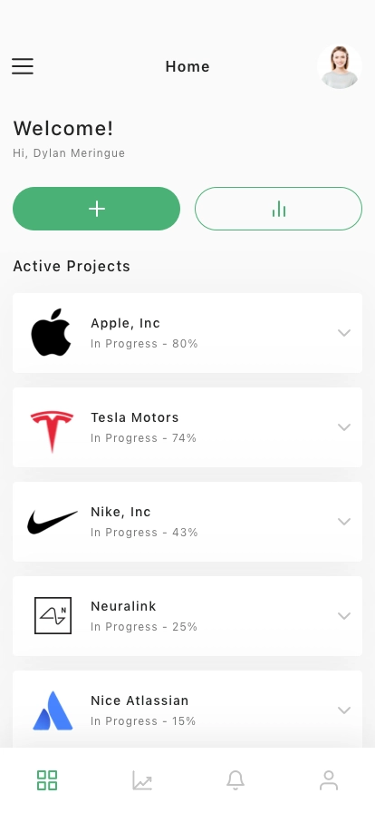 Consulting Service App UI Kit - Screenshot 1