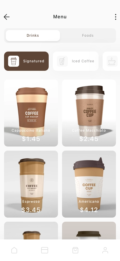 Coffee Shop Mobile App UI Kit - Screenshot 3