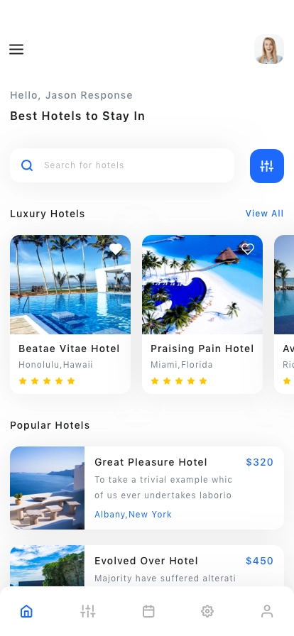 Hotel Booking & Reservation App UI Kit - Screenshot 9