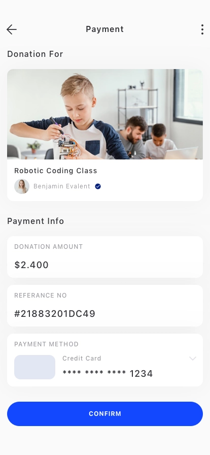 Crowdfunding Mobile App UI Kit - Screenshot 4