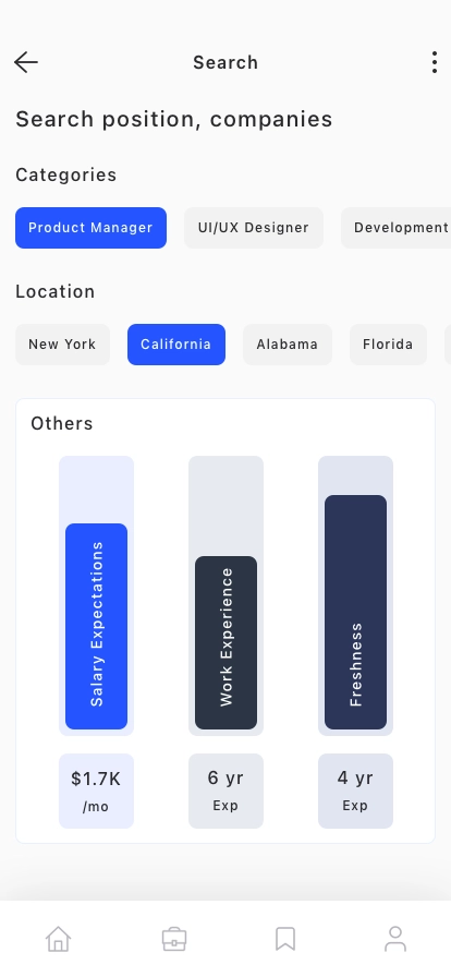 Job & Hiring Mobile App UI Kit - Screenshot 5