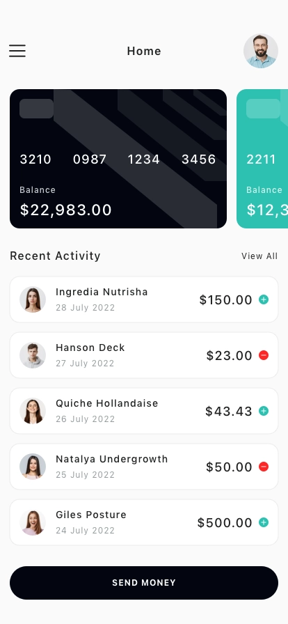Billing Mobile App UI Kit - Screenshot 2
