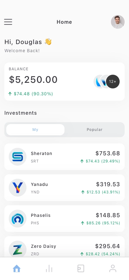 Smart Banking Mobile App UI Kit - Screenshot 1