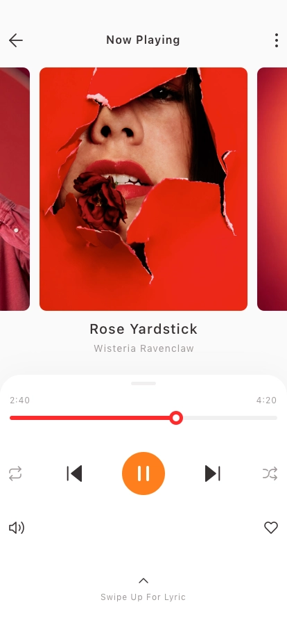 Music Stream Mobile App UI Kit - Screenshot 2