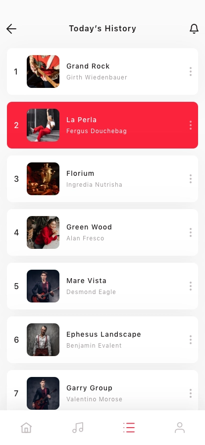 Music Streaming Mobile App UI Kit - Screenshot 2