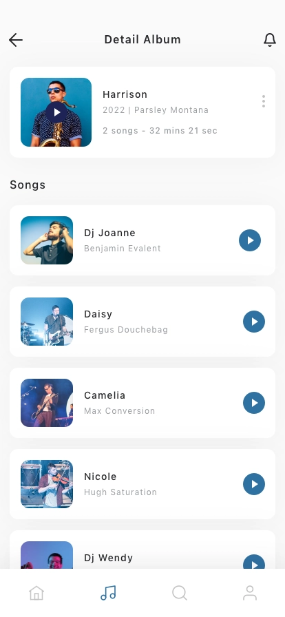 Music Player Mobile App UI Kit - Screenshot 3