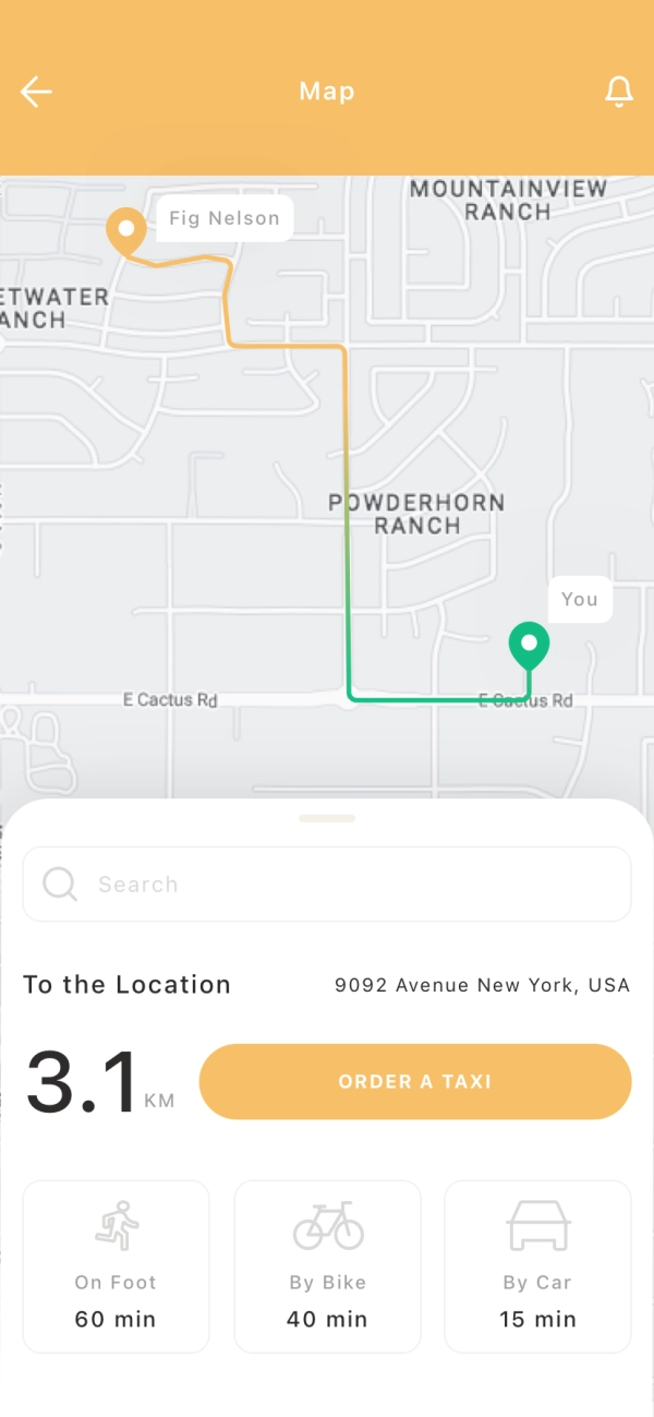GPS Tracker Mobile App UI Kit - Screenshot 2